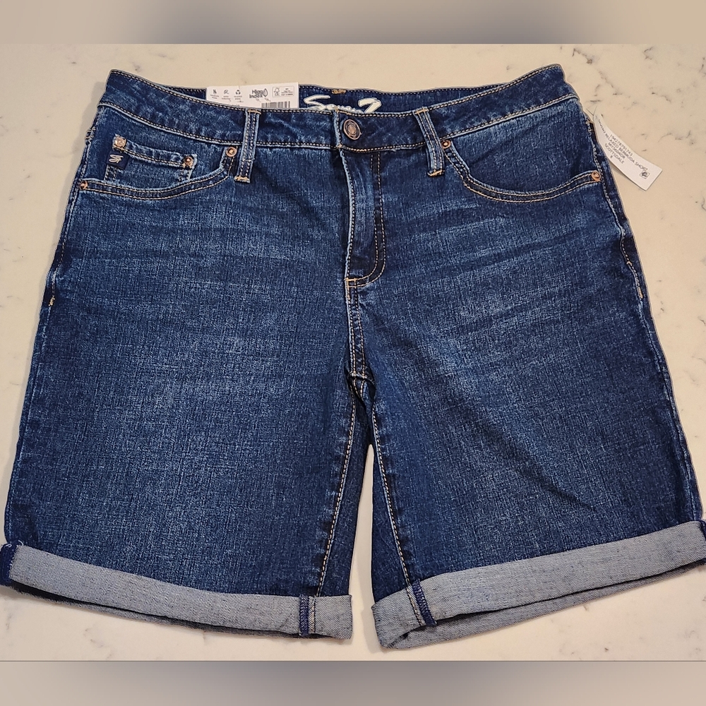 Seven7 Bermuda Jean Shorts